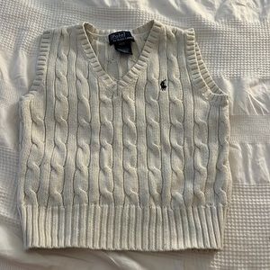 Knit Ralph Lauren baby sweater vest in great condition